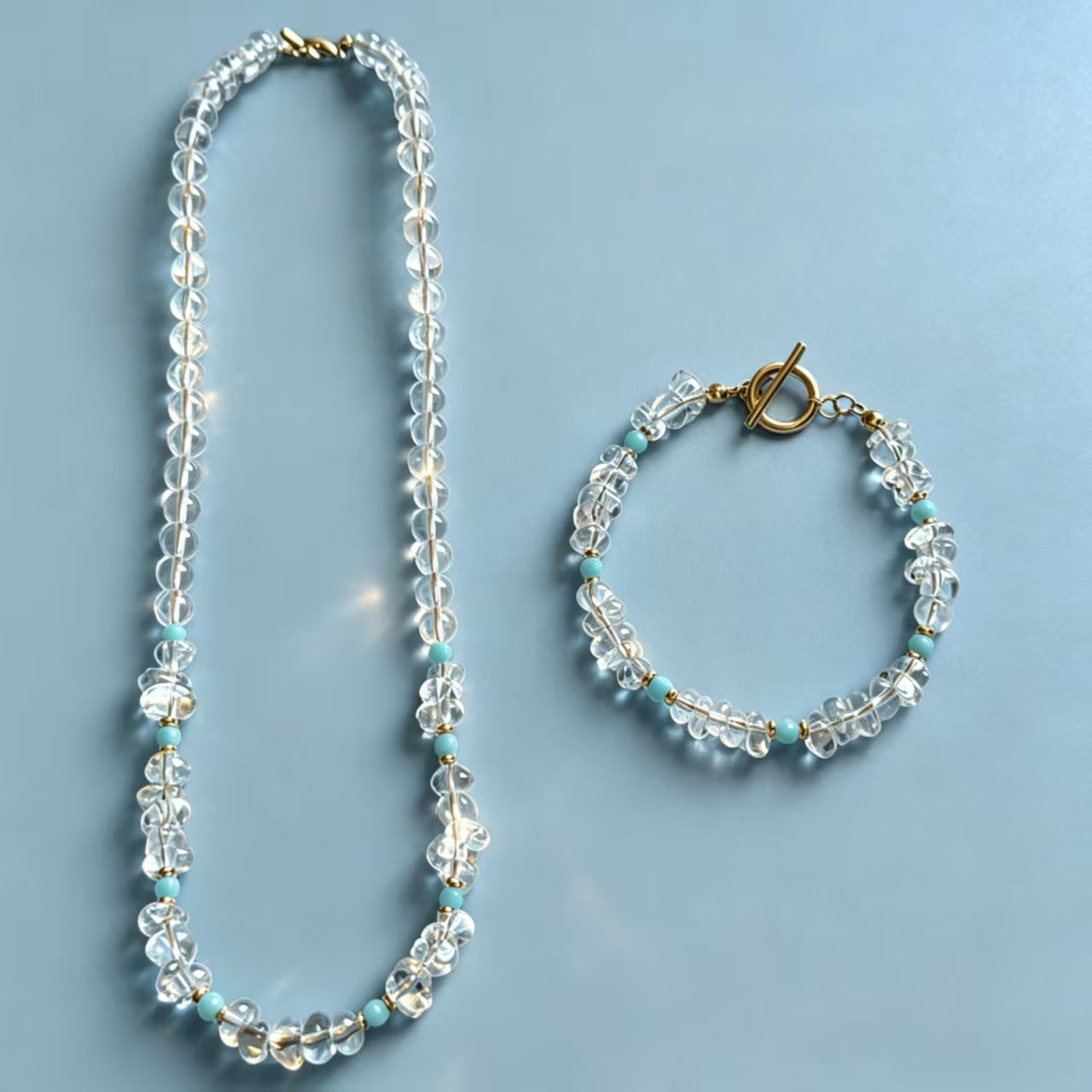 The Clarity Edit” White Crystal Set